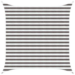 vidaXL Telo Ombra Grigio chiaro e bianco 2,5 x 2,5 m HDPE