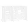 vidaXL Supporto per Acquario 101x41x58 cm in Legno Multistrato Bianco