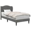 vidaXL Struttura del letto Grigio Scuro 90 x 190 cm Velluto