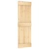 vidaXL Porta Scorrevole con Set Hardware 70x210 cm Legno Massello Pino