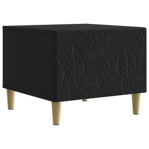 vidaXL Tavolino da salotto Nero 50 x 49 x 40 cm Legno ingegnerizzato