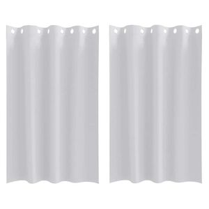 vidaXL Tende Blackout con Anelli 2 pcs Grigio Chiaro 175 x 140 cm