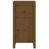vidaXL Credenza Marrone Ambrato 40x35x80 cm in Legno Massello di Pino