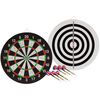 Abbey Darts Bersaglio su Due Lati con 2 Set di Freccette 52AZ-UNI-Uni