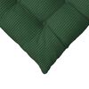 vidaXL Cuscini per Seduta 4 pcs Verde Scuro 40 x 40 x 6 cm