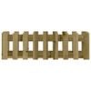 vidaXL Fioriera da Giardino Recinzione 100x30x30 cm in Pino Impregnato