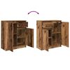 vidaXL Credenza con Cassetto Legno Antico 71x35x84 cm in Truciolato
