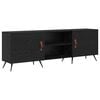 vidaXL Mobile TV 150 x 30 x 50 cm Rovere nero Legno ingegnerizzato