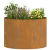 vidaXL Vaso da giardino Marrone 30 x 30 x 20 cm