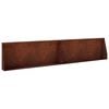vidaXL Muro di contenimento 2 pz 100 x 12 x 30 cm Acciaio Corten
