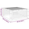 vidaXL Tavolo da Giardino 68x68x30 cm in Legno Massello di Acacia