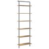 vidaXL Libreria 6 livelli 60 x 24 x 203 cm Legno multistrato