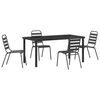 vidaXL Set da Pranzo per Giardino 5 pcs Antracite