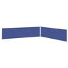 vidaXL Tenda Laterale Retrattile per Patio 170x1200 cm Blu
