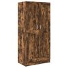 vidaXL Armadio Rovere Fumo 82,5x51,5x180 cm in Legno Multistrato