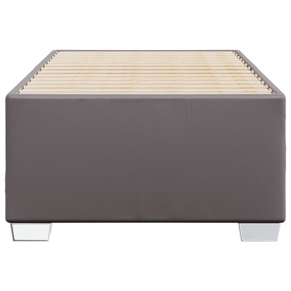 vidaXL Giroletto Grigio 80x200 cm in Similpelle