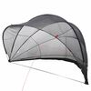 vidaXL Dome Piscina 500 x 500 x 236 cm Nero