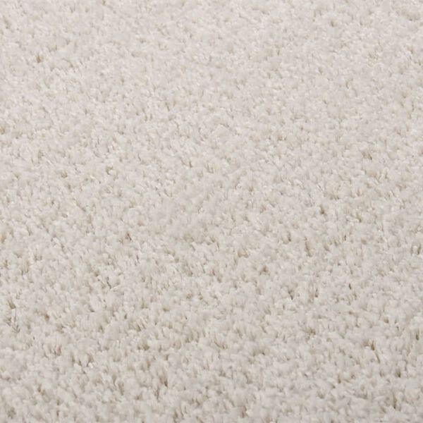vidaXL Tappeto Shaggy a Pelo Alto Crema 200x290 cm