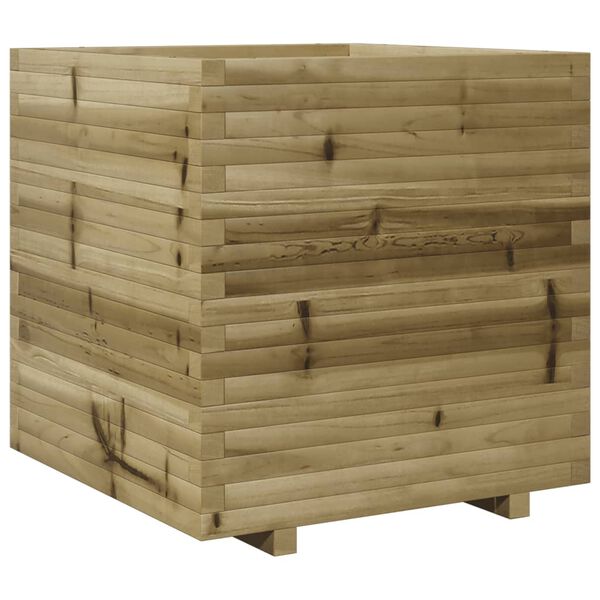 vidaXL Fioriera da Giardino 70x70x72 cm in Legno di Pino Impregnato