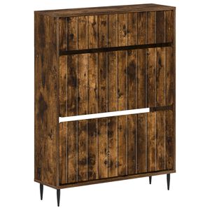 vidaXL Mobile per scarpe ZWOLLE 78 x 24 x 103 cm Legno ingegnerizzato