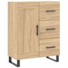 vidaXL Credenza Rovere Sonoma 69,5x34x180 cm in Legno Multistrato