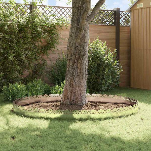 vidaXL Bordure per prato 20 pcs Argento 103 x 0,05 x 22 cm