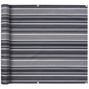 vidaXL Ombrello da esterno 400 x 90 cm Oxford Rettangolare multicolore