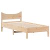 vidaXL Letto senza Materasso 90x200 cm in Legno Massello di Pino