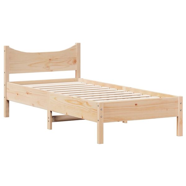vidaXL Letto senza Materasso 90x200 cm in Legno Massello di Pino