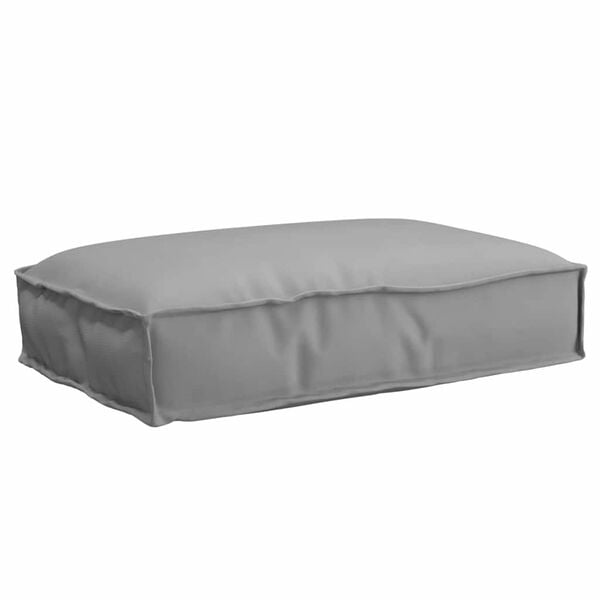 vidaXL Cuscino Grigio 60 x 40 x 8 cm Tessuto Oxford