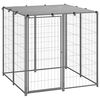 vidaXL Cuccia per Cani Argento 110x110x110 cm in Acciaio