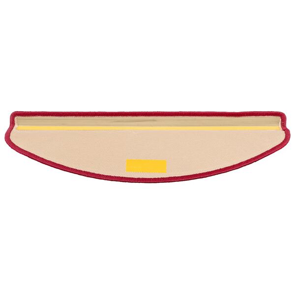 vidaXL Tappetini Autoadesivi per Scale 15 pz Rossi 65x21x4 cm