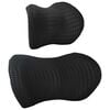 vidaXL Cuscino con cuscino Regolabile 2 pcs Nero Reticolo 4D