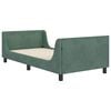 vidaXL Struttura letto bambini con testata Verde Mare 80 x 200 cm