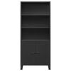 vidaXL Libreria Industriale Antracite 80x32x180 cm in Acciaio