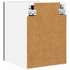 vidaXL Armadio pensile 2 pcs Rovere Nero e Bianco 30 x 31 x 40 cm