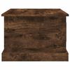 vidaXL Tavolino da Salotto Rovere Fumo 50x50x35 cm Legno Multistrato