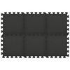 vidaXL Tappetino a Incastro 54 pz 4,86m² in Schiuma EVA Nera
