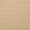 vidaXL Cestino Portaoggetti Beige e Bianco Ø40x25 cm in Cotone