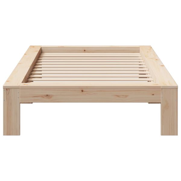 vidaXL Letto senza Materasso 90x190 cm in Legno Massello di Pino