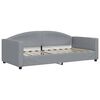 vidaXL Divano Letto con Letto Estraibile Grigio Chiaro 90x190 Tessuto