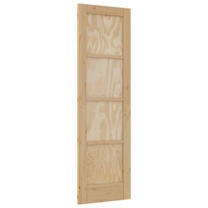 vidaXL Porta Interna 61 x 198,5 cm Legno compensato Naturale