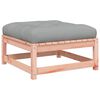 vidaXL Poggiapiedi Giardino con Cuscini 2 pz Legno Massello di Douglas
