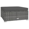 vidaXL Set Divani da Giardino 6 pz con Cuscini in Polyrattan Grigio