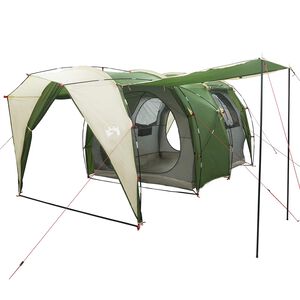 vidaXL Tenda a tunnel Verde 382 x 262 x 214 cm