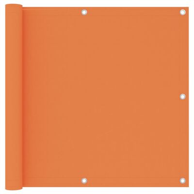 vidaXL Paravento da Balcone Arancione 90x500 cm in Tessuto Oxford