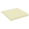vidaXL Cuscini per Seduta SOEST 100% Poliestere Crema 60 x 60 x 7 cm
