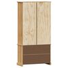 vidaXL Vetrina VIGO 85x35x170 cm in Legno Massello di Pino