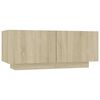 vidaXL Comodino Rovere Sonoma 100x35x40 cm in Legno Multistrato