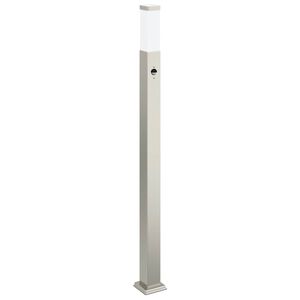 vidaXL Lampada a paletto con sensore 110 cm Acciaio Inox IP44